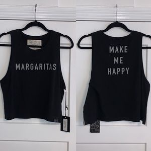 NWT!! MARGARITAS BLACK TANK SIZE SMALL